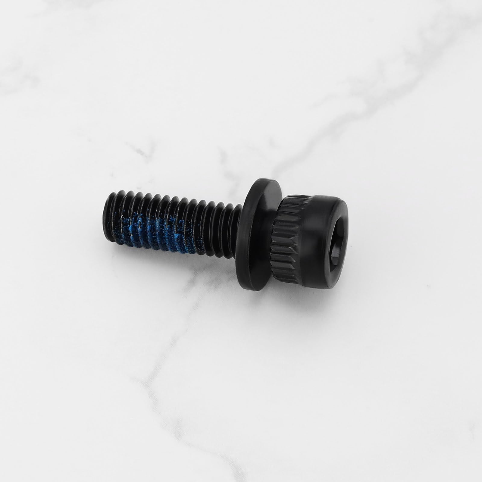 4 Piezas M6x18mm Pernos de Pinza de MTB Pernos Adaptadores de Pinza de Freno de Disco Hidráulico para Bicicleta Compatible con Bicicleta Shimano Longitud Total 25 Mm Negro