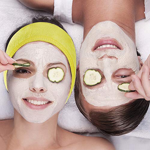 7 stuks haarband voor gezicht spa hoofdband cosmetica badstof hoofdband haarbeschermingsband met klittenbandsluiting… - Image 3