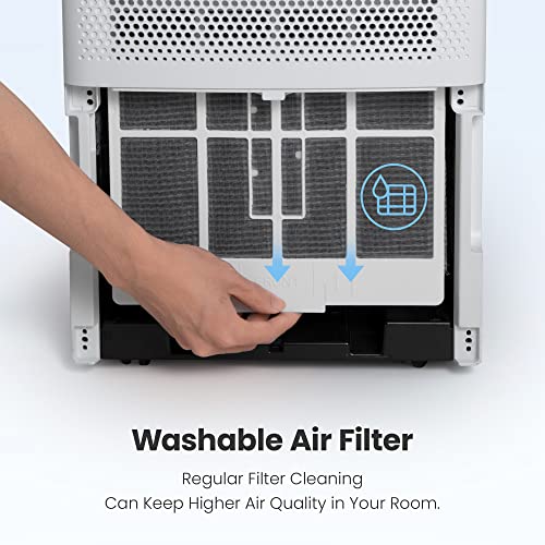 Gree Dehumidifier 50 Pint With Pump For Up To 4500 Sq.ft, Energy Star Dehumidifier For Large Room, Basement, Bedroom. Intelligent Humidity Control, Led Control Panel, Quiet Dehumidifier With Drain Hose #TOP3