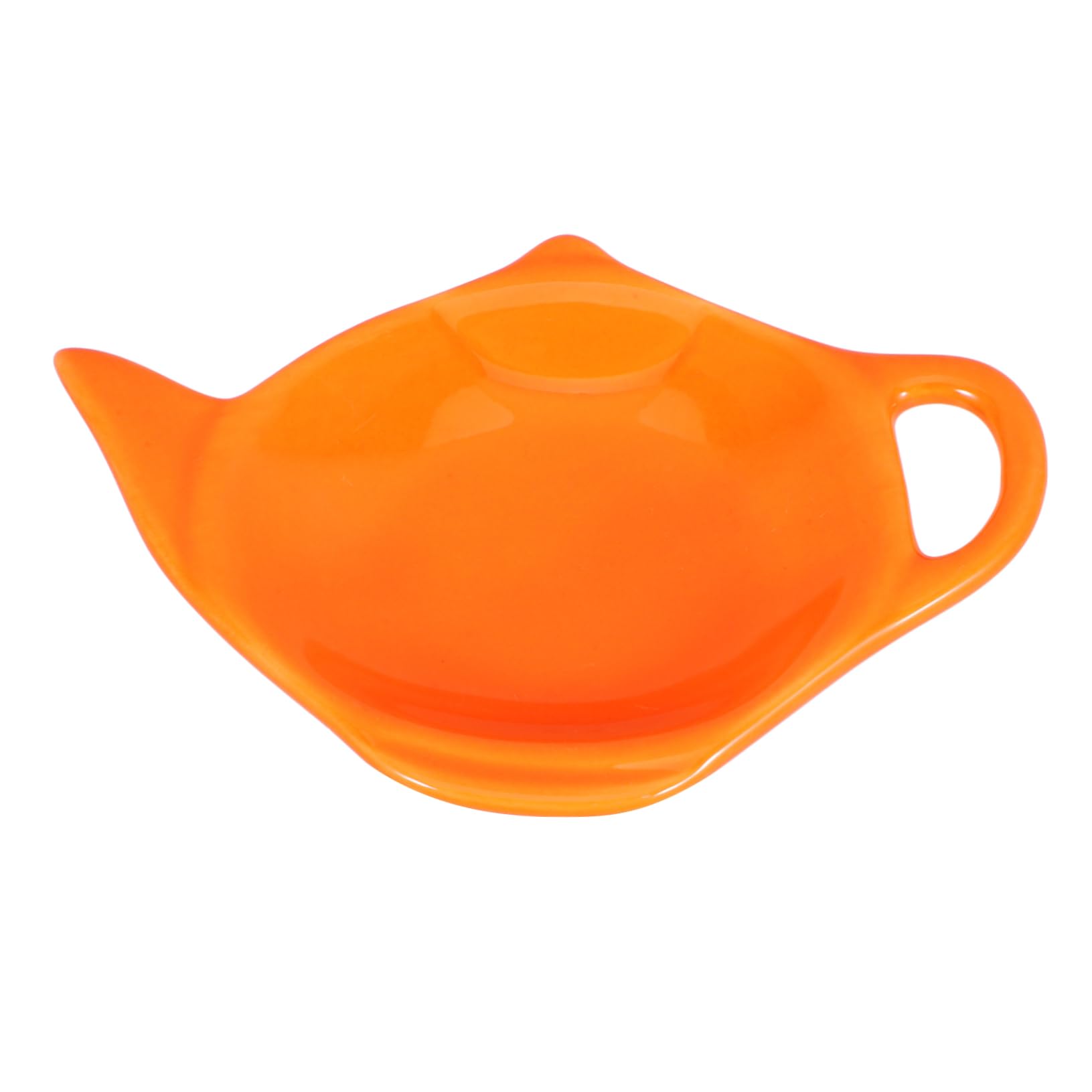 Alipis Tea Bag Holder Ceramic Teapot-Shaped Tea Bag Dish Tea Bag Tray Teaware Coaster for Teapot Small Ceramic Dish