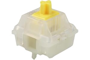 Gateron CAP Milky Yellow Switches V2: Enhanced Typing Experience for Mechanical Keyboards
