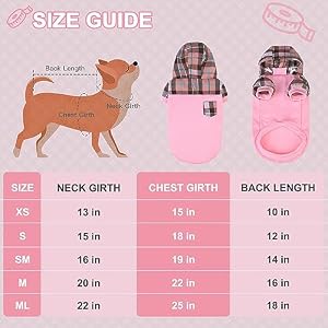Plaid Dog Hoodie for Small Medium Large Dogs,Warm Dog Sweatshirt with Hat and Leash Hole, Dog Clothes for Puppy Bulldog XS S M L Sized Breeds Dogs, Soft Pullover Fleece Dog Sweater Plaid Dog Hoodie for Small Medium Large Dogs,Warm Dog Sweatshirt with Hat and Leash Hole, Dog Clothes for Puppy Bulldog XS S M L Sized Breeds Dogs, Soft Pullover Fleece Dog Sweater