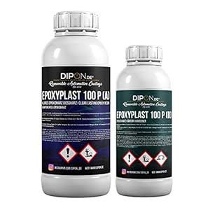 1,5 kg epoxyhars 2K EP hout glashelder lamineerhars giethars epoxy voor GFK-tafel vloer Terra Aquarium vormenbouw UV-stabiel