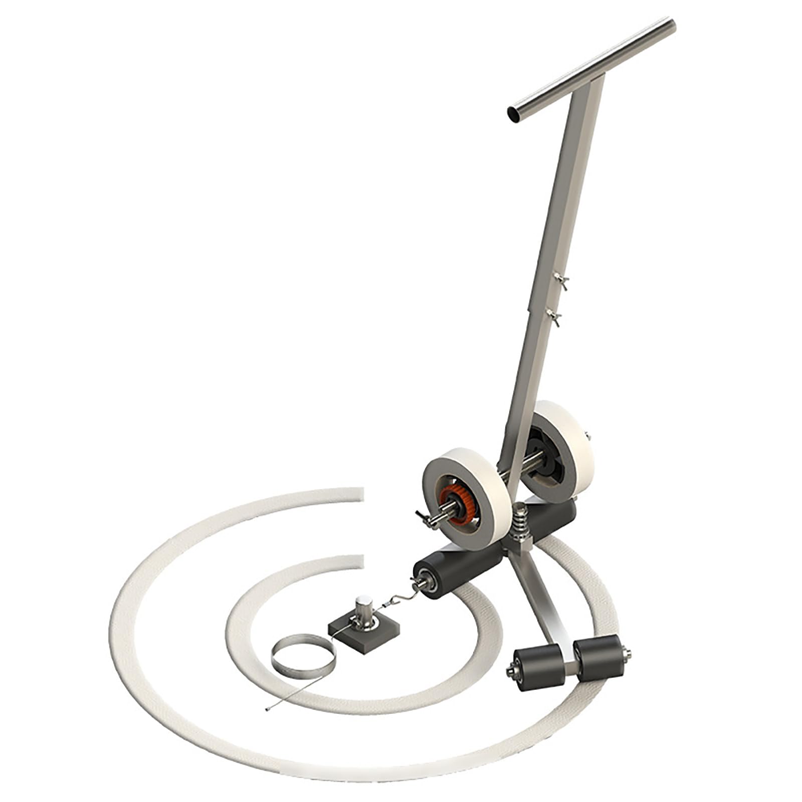 Playing Field Line Striping Machines, with Drawing Circle Kit, Floor Tape Applicator, Court Marking Kit for Driveway, Asphalt Or Concrete, Basketball Courts, Road Warning,55~80cm