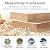 TUPAFJU 48in Wooden Outdoor Storage Bench with backrest, 2-Seater Patio Garden Bench, Weatherproof Style Storage Box Bench for Backyard, Porch, Outdoor Kitchen(Wood)
