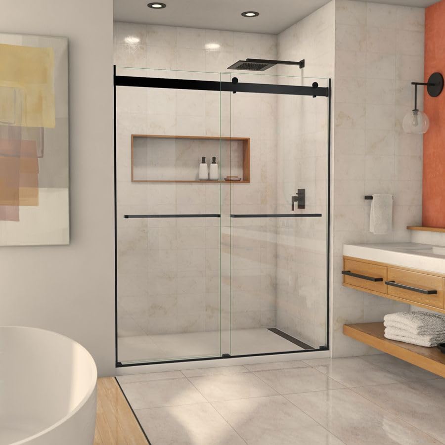 Amazon | DreamLine Essence 幅56-60インチ x 高さ76インチ フレーム