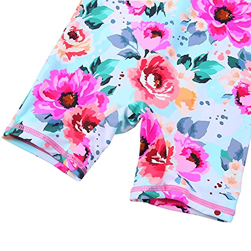 Image of XFGIRLS Baby /Toddler Girls Swimsuit Long Sleeve One-Piece Bathing Suit Rash Guard