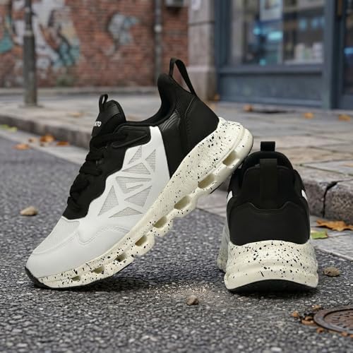 Image of Impakto QuantumLeap Men Running Shoes | Lightweight & Breathable Shoes for Training & Travel | Bouncy Heel Sole for Comfort | Anti - Skid Sole for Ground Traction
