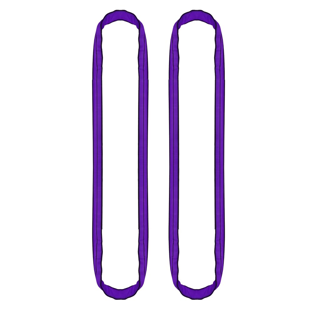 PONSA1t-1m. Endless Round Sling. 1000 kg - E.W.L. 1 Meter (2 m Circumference). with Anti-Cut and Anti-Abrasion Treatment PONSAGARD (Pack 2 u.)