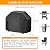 Aoretic Grill Cover, 48 inch Heavy Duty BBQ Gas Grill Cover for Outdoor Grill, Charbroil Grill Cover Barbecue Waterproof for Weber Char-Broil Monument, Dyna-glo Nexgrill T-Spun Polyester