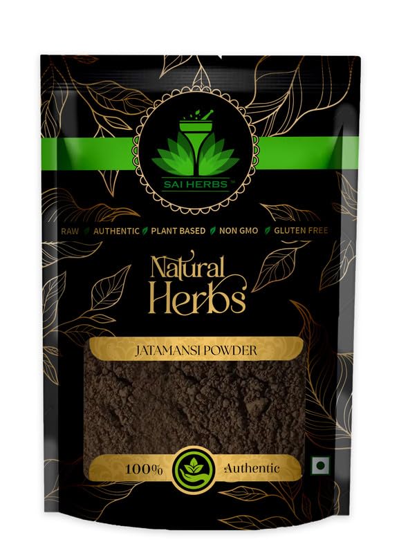 SAI HERBS Jatamansi Extract Powder - Baalchad Extract Powder - Nardostachys Jatamansi Extract Powder - Nard Indian Extract Powder - Pure & Natural (50 Grams)