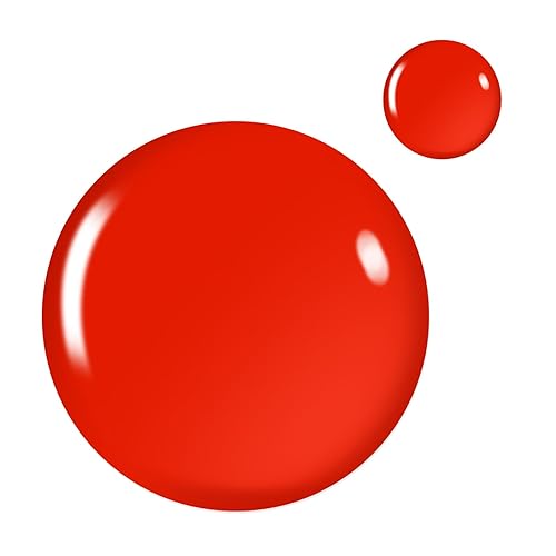 Miniatura 7 de Beetles - Esmalte de uñas de gel rojo  0.3 fl oz (0.3 onzas líquidas), color rojo brillante, para remojar las uñas UV LED, esmalte de gel brillante