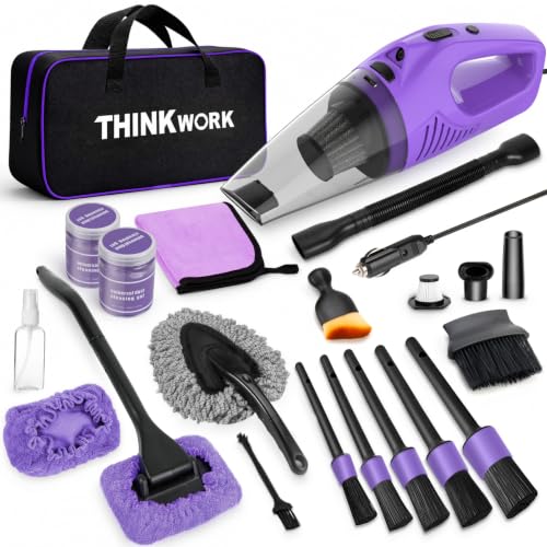 THINKWORK 21Pcs Car Cleaning Kit