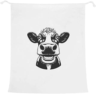 Azeeda 'Dairy Cow Laughing' Laundry/Washing/Storage Bag (LB00037740)