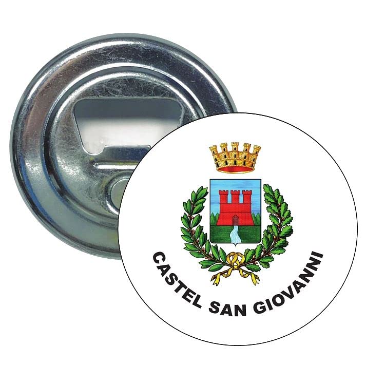 ROUND OPENER. ARMORIAL EMBLEM CASTEL SAN GIOVANNI PIACENZA ITALY