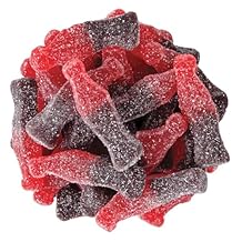 Bayside Candy Gummy Cola Bottles Sour Cherry - Sour Cherry Cola Bottles Gummi 1LB