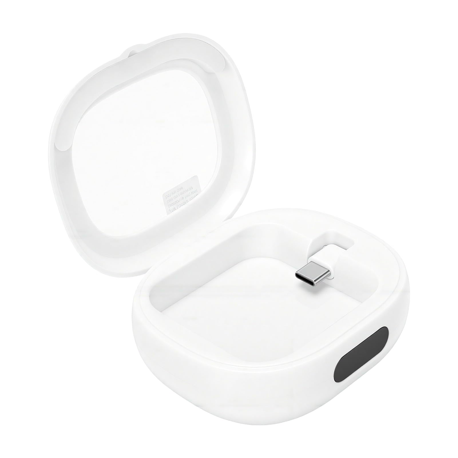Wakects Custodia di Ricarica Adatta per Ring 3, Custodia Caricabatterie Smart Ring in ABS con Batteria da 2000 MAh, Finestra LED, Protezione Multipla, Stazione di Ricarica da Viaggio per Utenti Gen