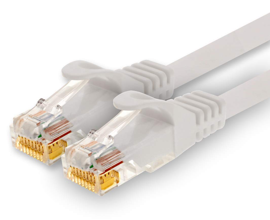 Cavo Di Rete Ethernet 0,5m: LAN Cat6, Massima Velocità, Connettori RJ45 Placcati Oro - 5 Colori