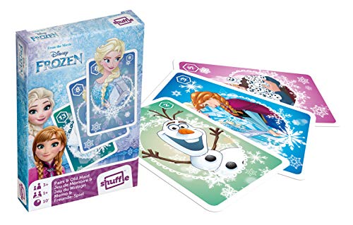 Cartamundi Disney Frozen Pairs and Old Maid Playing Cards, 1 Deck