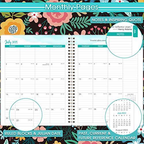 Teacher Planner 2023-2024 - Weekly & Monthly Lesson Plan Book, July 2023 - June 2024, 8" X 10", Academic Planner With Twin-Wire Binding For Teachers #TOP3