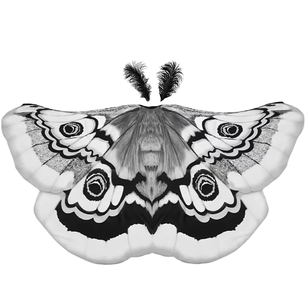 Châle coloré avec ailes de papillon en cape papillon adulte originale