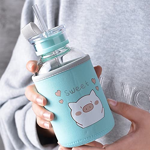 Leuke Cartoon Waterfles Beschermhoes Vacuüm Geïsoleerde Zak Glas Cup Bescherming Set Draagbare Sport Camping Water Cup… - Image 6