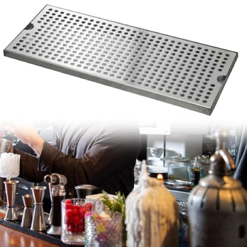 Sharplace Beer Drip Tray Beverage Bar Drip Tray with Drain Tray Tea Set Accessory, 50x17.5x1.5cm, Multicolor - Image 3