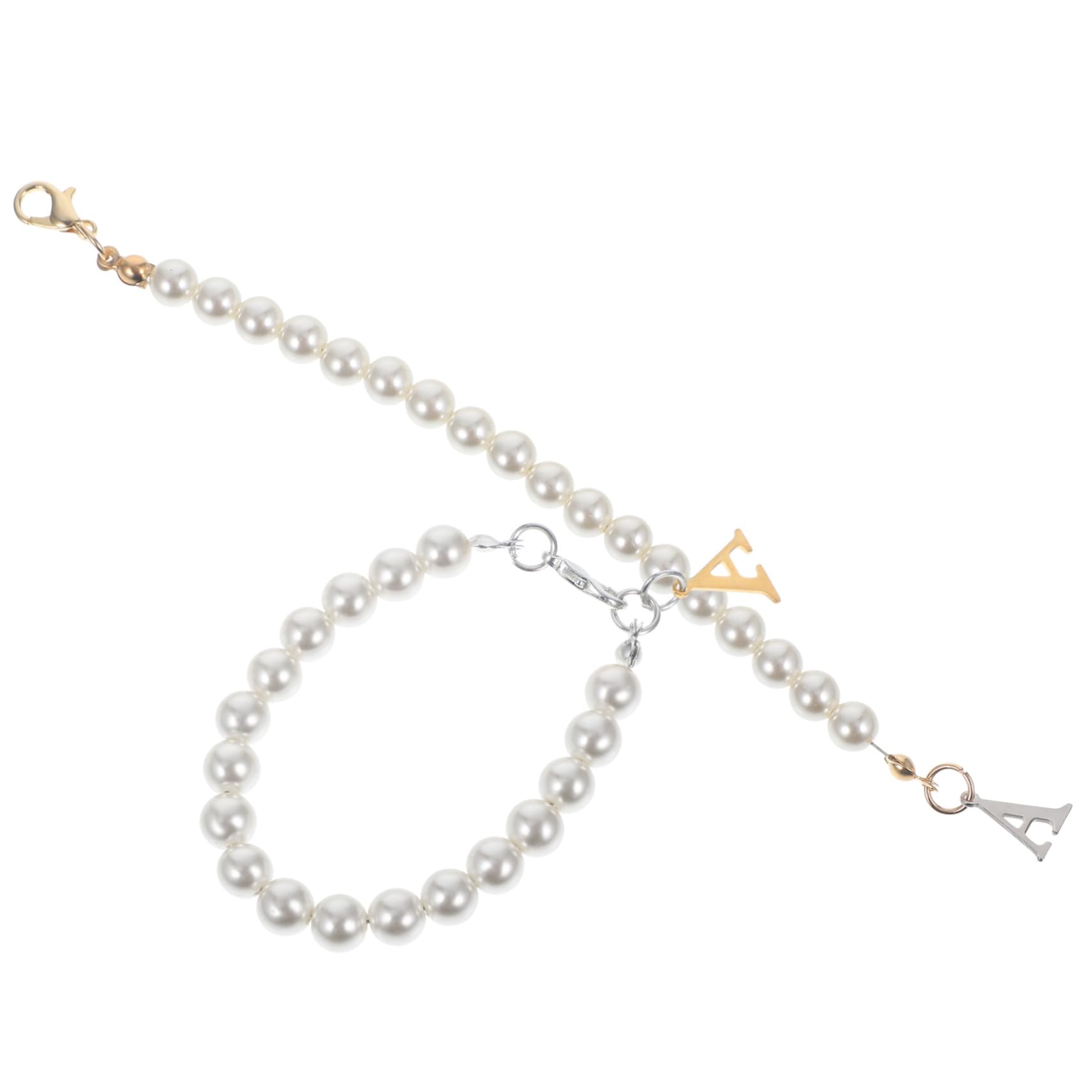 Operitacx 2Pcs Tumbler Cup Letter Tags with Decorative Hanging Chain Stylish Charms for Drinkware present for Any Occasion Lightweight and Convenient