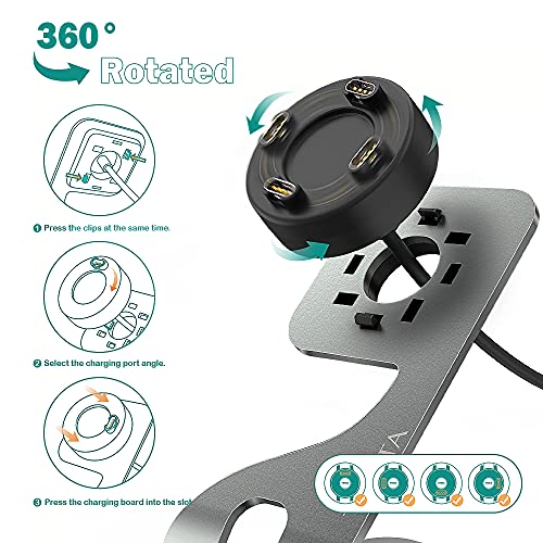 TUSITA Oplaadkabel Compatibel met Garmin Fenix 6 6S 6X Pro 5X Plus,Forerunner 945 45 45S 245,Vivosport,Instinct… - Image 6