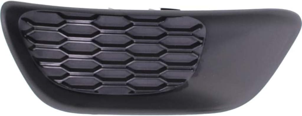 KarParts360 For Dodge Grand Caravan Fog Light Cover 2011-2019 Driver and Passenger Side Pair/Set | Grille Bezel | Bumper Cover | Black | CH1038129 + CH1039129 | 68100709AA + 68100708AA