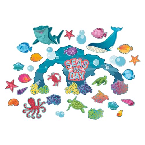 Tableau d'affichage enseignant Eureka Seas The Day 847844 kit multicolore