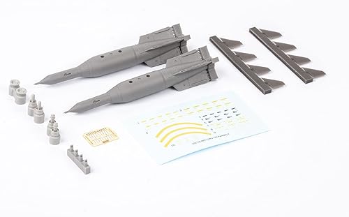 Miniatura 2 de Eduard o 1/32 Cepillado Ejército Británico CPU-123 1000lb Pavimentar Way 2 Bomba Modelo Plástico Parte EDU632176