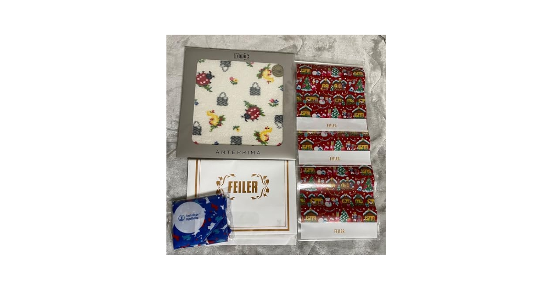 くっちゃん✨アンテプリマ×フェイラー コラボハンカチ 2枚セット アンテプリマ ×フェイラー コラボハンカチ 2枚 完売品 - メルカリ