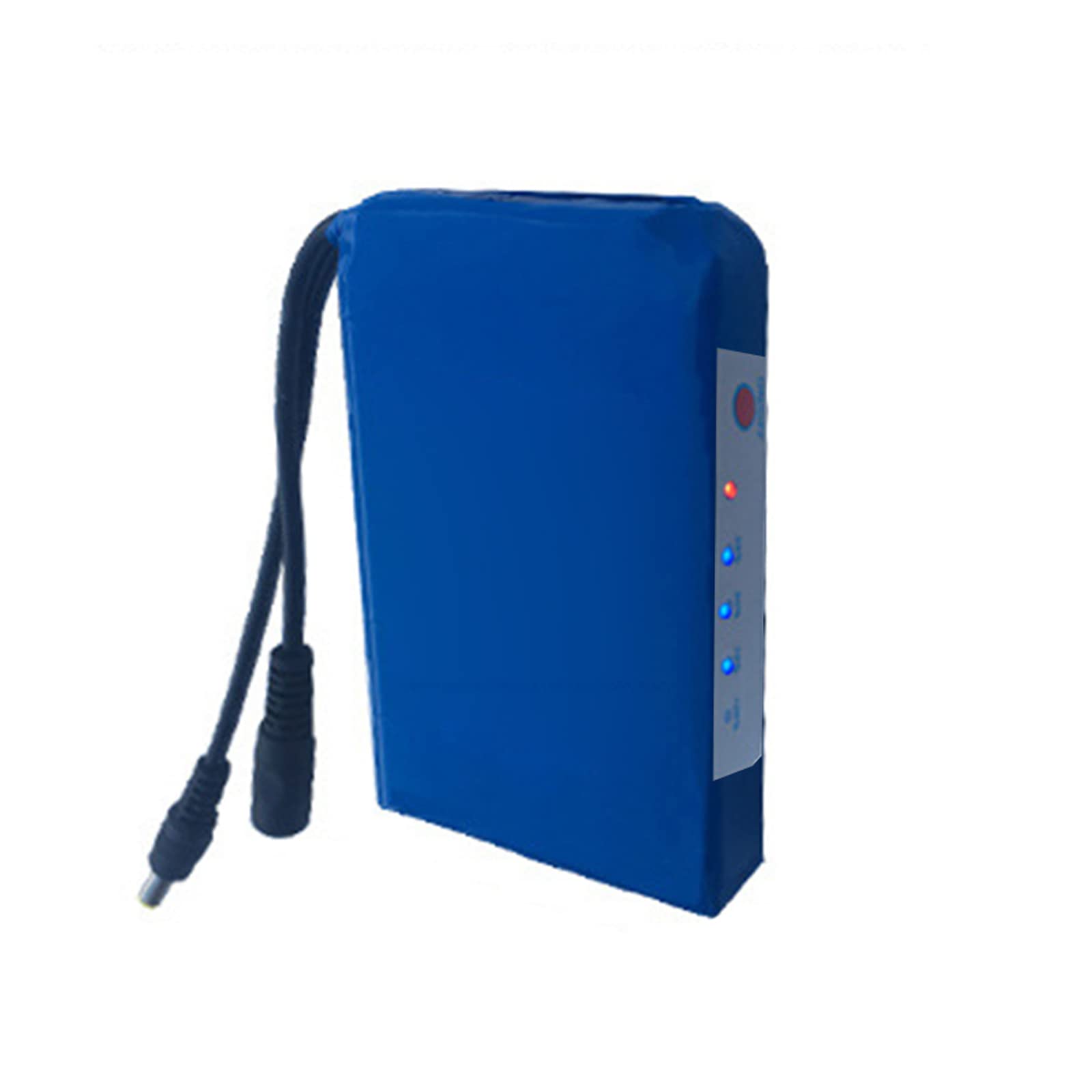 Batería Iones Litio 12 V CC Batería Iones Litio Polímero Litio Recargable Portátil con Cargador Adecuada para Cámaras Juguetes para Niños Herramientas De Iluminación, Etc.
