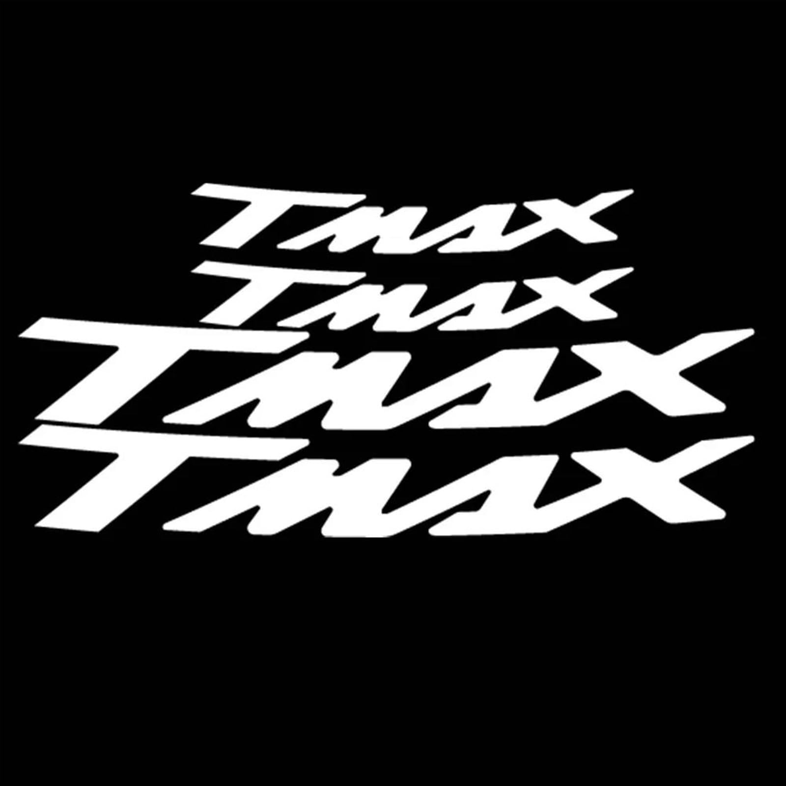 Stickers Motorcycle Reflective Rim Stripe Stickers Edge Full Set for TMAX 500 for 530(White Inside)