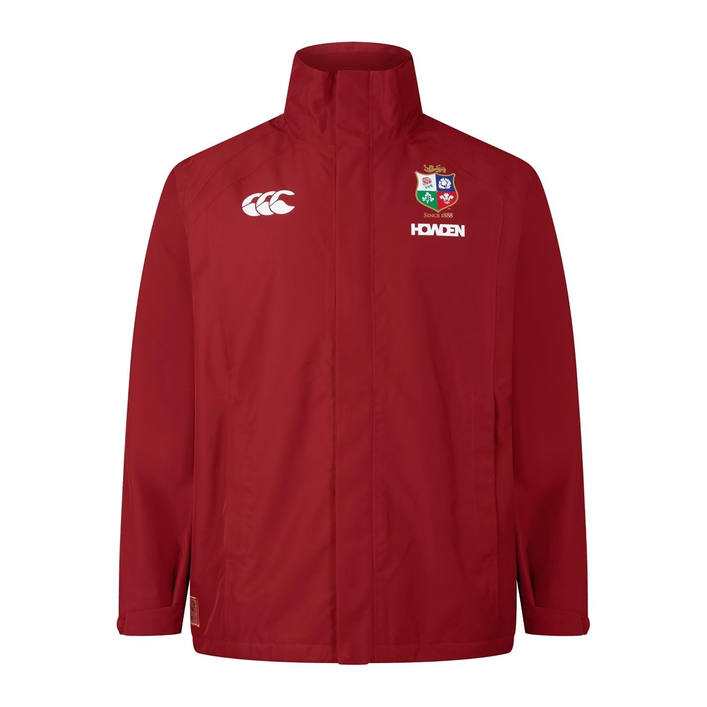 British & Irish Lions Men's Canterbury 2025 Waterproof Jacket, Red Dahlia, XL