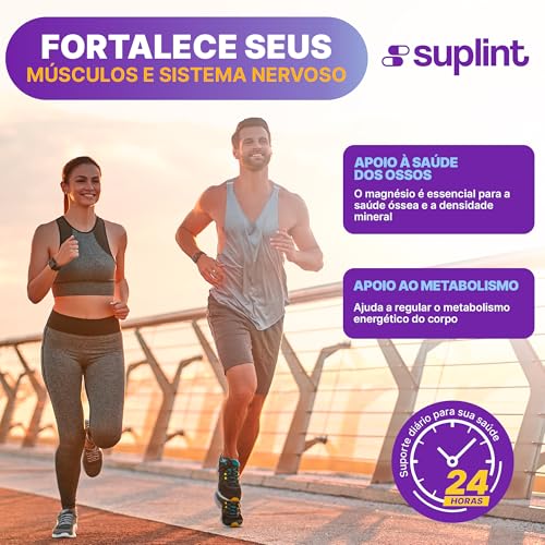 Malato de Magnésio 500 MG e Vitamina B6 | Suporte Muscular, Nervoso e Metabólico | Alívio de Estress