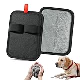 Tikaiui Pet Hair Remover,Static Electricity Grooming Mitt Tool,Machine-Washable for Dog Cat Hair Effortless Lint & Fur Remover for Couch,Carpet,Furniture & Car Seat（2PCS ）