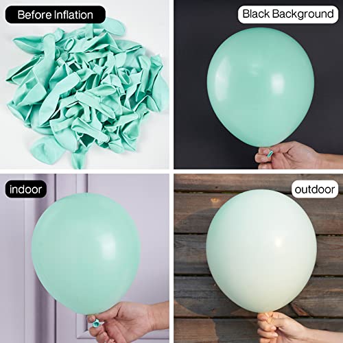 Image of PartyWoo Teal Balloons 50pcs Turquoise Latex Helium Balloons 12 Inch | Graduation Baby Shower Gender Reveal Anniversary Wedding Engagement Bachelorette Party Decorations Blue-Q03