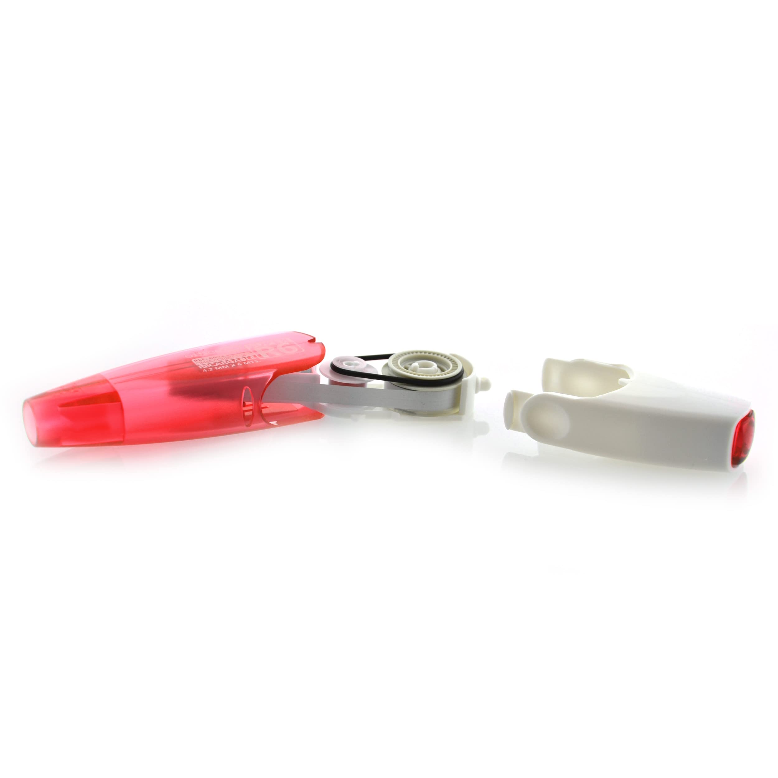 office box Pack 12 Cinta Correctora Retráctil y Recargable SUPER R6-4.2 mm de ancho x 6 Mt. de Largo - by (12 Ud - Corrector 4.2 mm Ancho)
