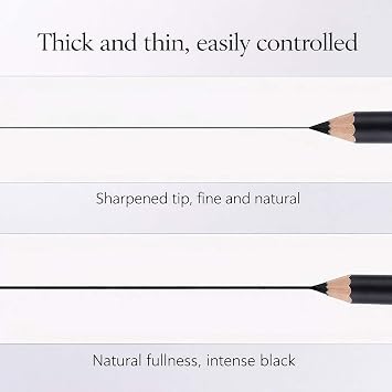 Waterproof Kohl Eyeliner Pencil in Rich Brown - Precise Eye Lining & Long-Lasting Definition for Everyday & Smoky Makeup, Smudge-Resistant, Highly Pigmented, Sweatproof Formula (Brown)