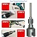 Pipe Thread Cutting Tool, Thread Trimming and Angle Bolt Repair Tool, Electric Drill Compatible Pvc Pipe Threader Kit, Garden Hose Thread Die 1/2