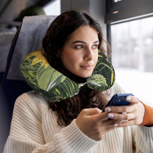 Almohada de viaje de espuma viscoelástica U miniatura 7