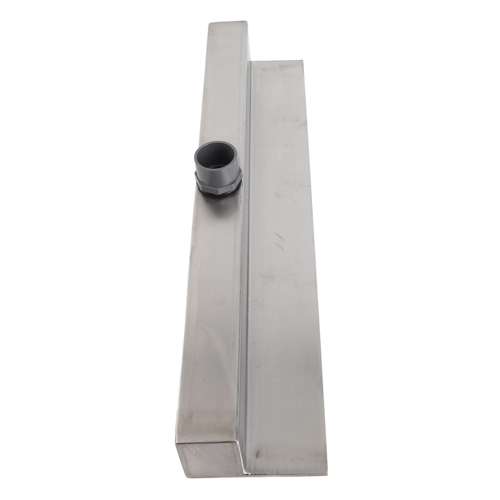 Generic Sfioratore Decorativo a Cascata in Acciaio Inossidabile con Beccuccio a Cascata per Cortile con Piscina da Giardino (500MM)