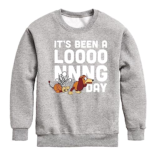 Disney Toy Story - Been A Long Day - Toddler and Youth Crewneck Fleece Sweatshirt