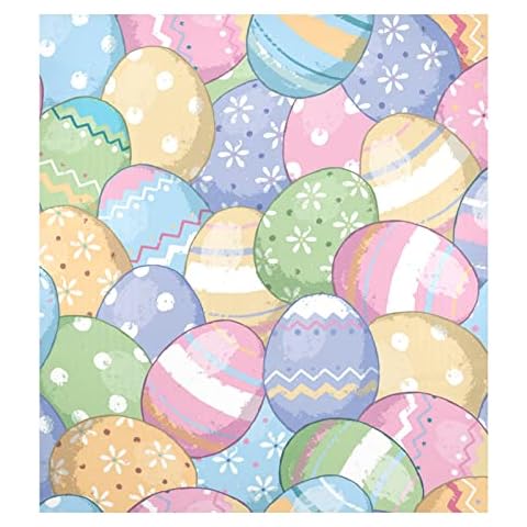 Naanle Dishwasher Magnet Cover Cartoon Colorful Easter Eggs Front Dishwasher Cover Magnetic Home Cabinet Decals Appliances Stickers Refrigerator Decorative 23" x 26" Cover