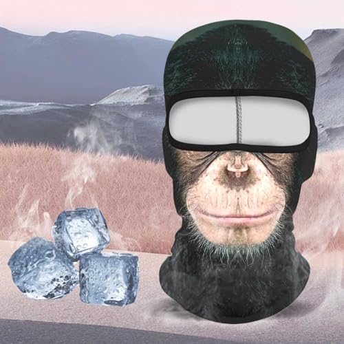 Balaclava para Hombres, Máscara Facial Transpirable con Protección UV y Aislamiento Térmico, Ideal para Esquí y Ciclismo en Invierno miniatura 3