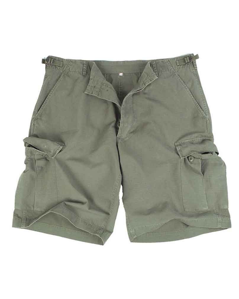 Mil-Tec Us Bermuda Co Préwash Woodland Pantalones Cortos para Hombre