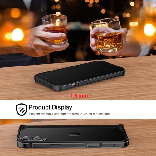 Écran iPhone 16 brisé évité grâce à la coque bumper alu et verre HD - 3