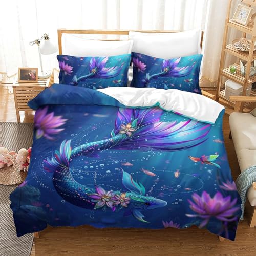 Housse de couette lit double avec fermeture éclair pour changer vos draps